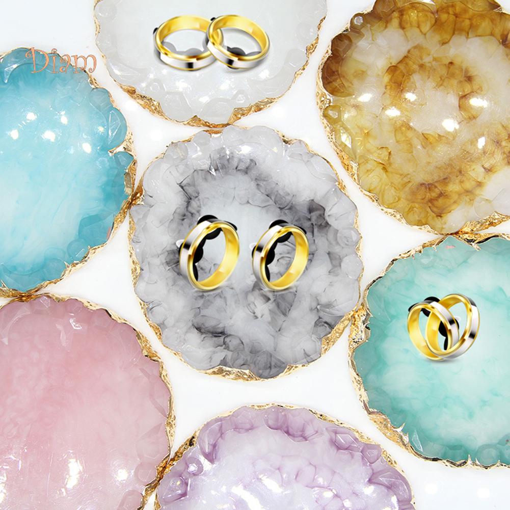 Daydreamer Jewelry Resin Nail Art Color Palette Acrylic Ring Holder Dish DIY Manicure Tool