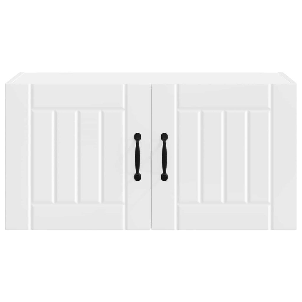 Wall Cabinet LUCCA White 80 X 31 X 40 Cm Particleboard