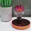 Black Technology Magnetic Levitation Rainbow Light Bulb Glass Material Glowing Design Creative Atmosphere Night Light
