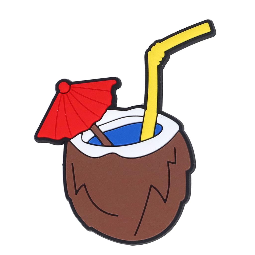 5pcs Beach Bag Decoration Coconut Tree Silicone Creative Insert Beach Bag Decorative Accessory for Handbag