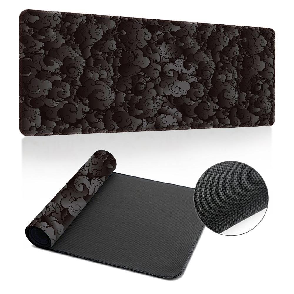 

Rubber Keyboard Mats Creative Gaming Mouse Pad Simple Non-Slip Desk Mat Workers/Students чёрный