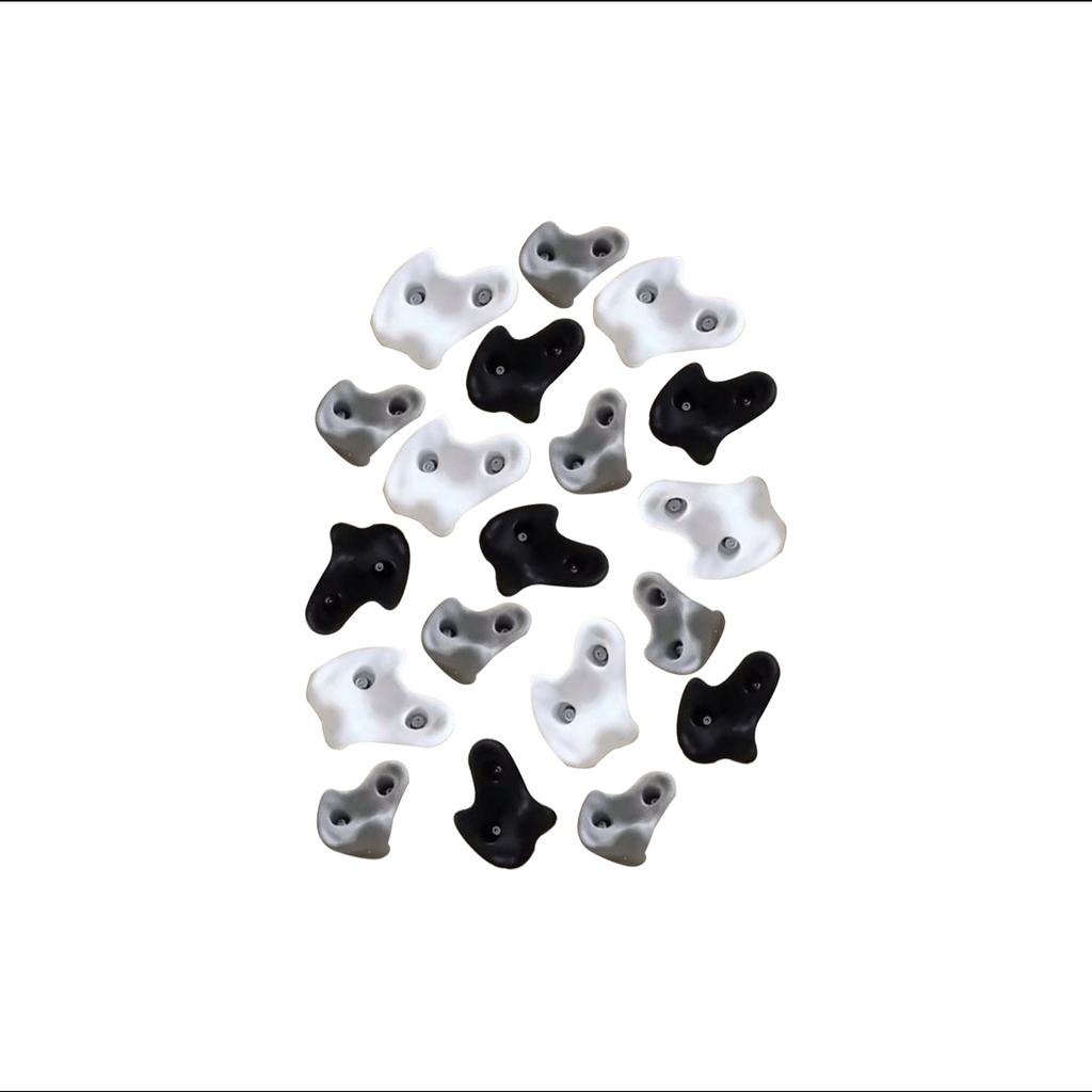 Dřevěná lezecká stěna pro dětský pokoj Sada lezeckých hraček pro vnitřní hřiště a tělocvičnu Lama dřevo/černá a bílá