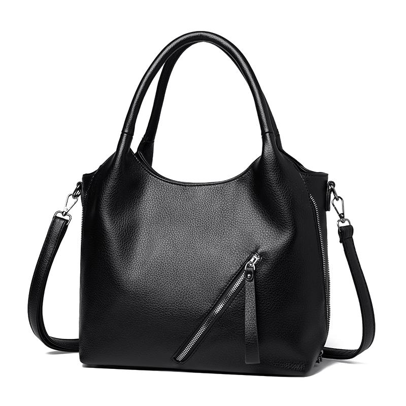 Modische Kunstleder-Umhängetasche für Damen, Handtasche mit großem Fassungsvermögen, Retro-Umhängetasche geeignet für den täglichen Gebrauch und zum Einkaufen