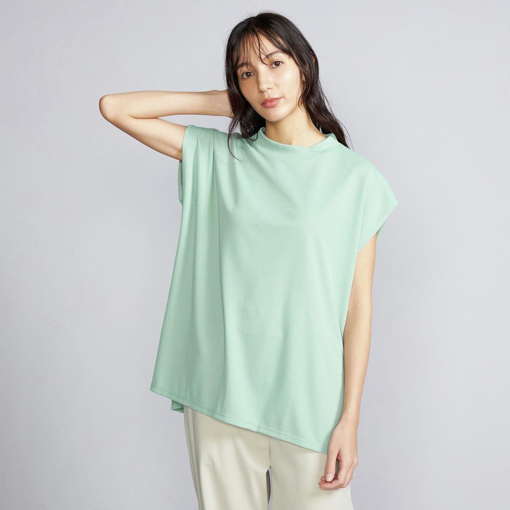 Mizuno Dry Aeroflow Active French Sleeve Iceberg B2MAB210 Women's T-Shirt, Breathable, Green,