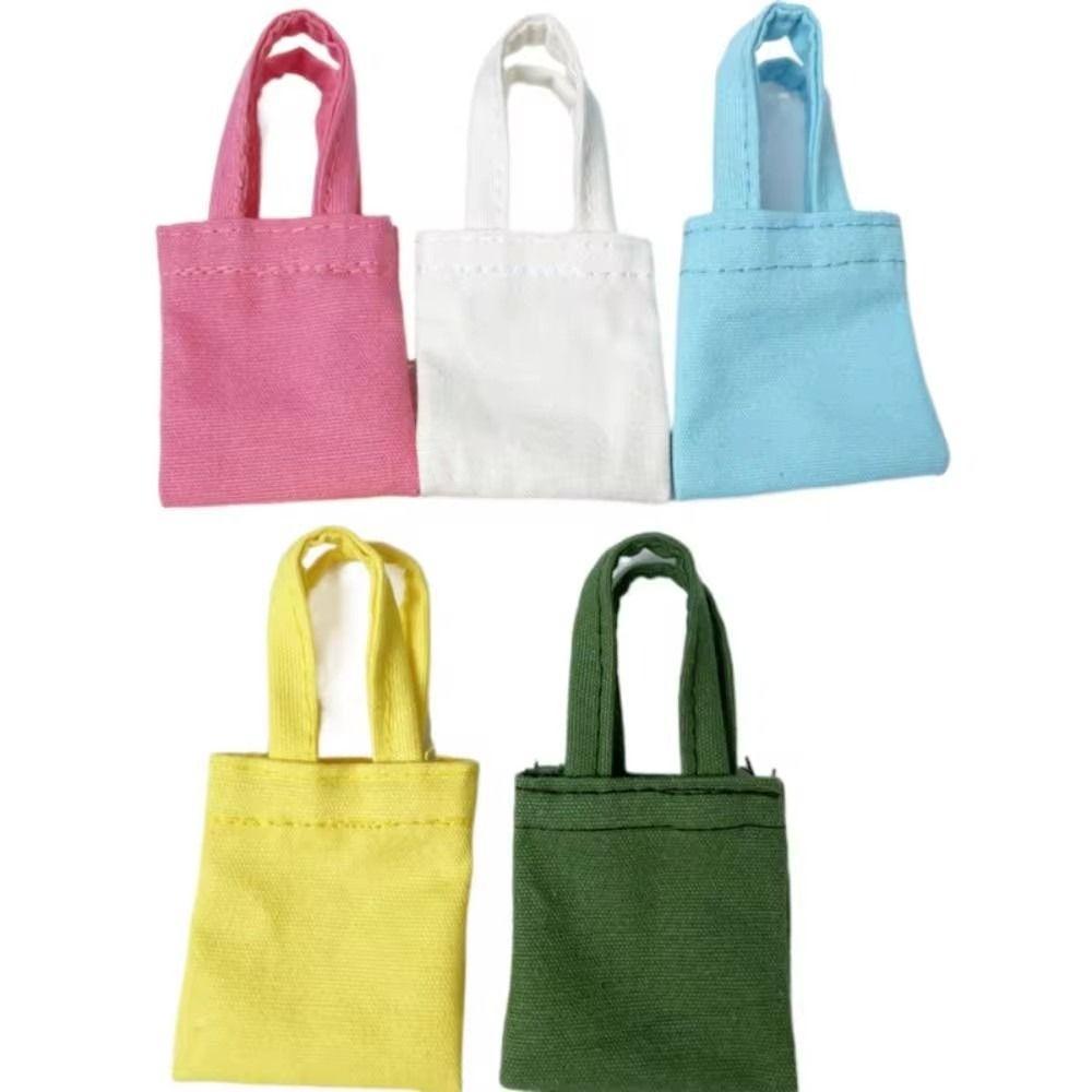 Changing Dressing Doll Handbag Handmand Miniature Doll Bag Doll Canvas Bag  OB11 1/6 Doll