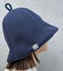 Navy, 3-layer Polyester Mesh Material, Extra-large Size! Reversible Sauna Hat, Original Design, Unisex, Loose Fit.