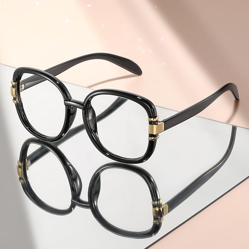 

Новые модные и трендовые очки для чтения с большой круглой оправой для повседневной носки и чтения в высоком разрешении 4.0