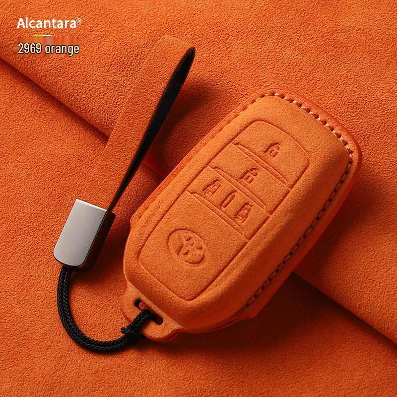 High-End Suede Key Bag for Toyota Sienna, Alphard, Vellfire, Grand Highlander