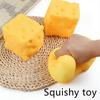 Wholesale Giant Cheese Squeeze Toy Extra Large Size Cheese Squishy Fidget Toys Slow Rebound Shapeable Venting Ball For Gifts