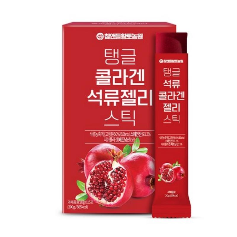Chamndle htfarm Hwangto Farm Tangy Collagen Pomegranate Jelly Stick 15EA/30EA