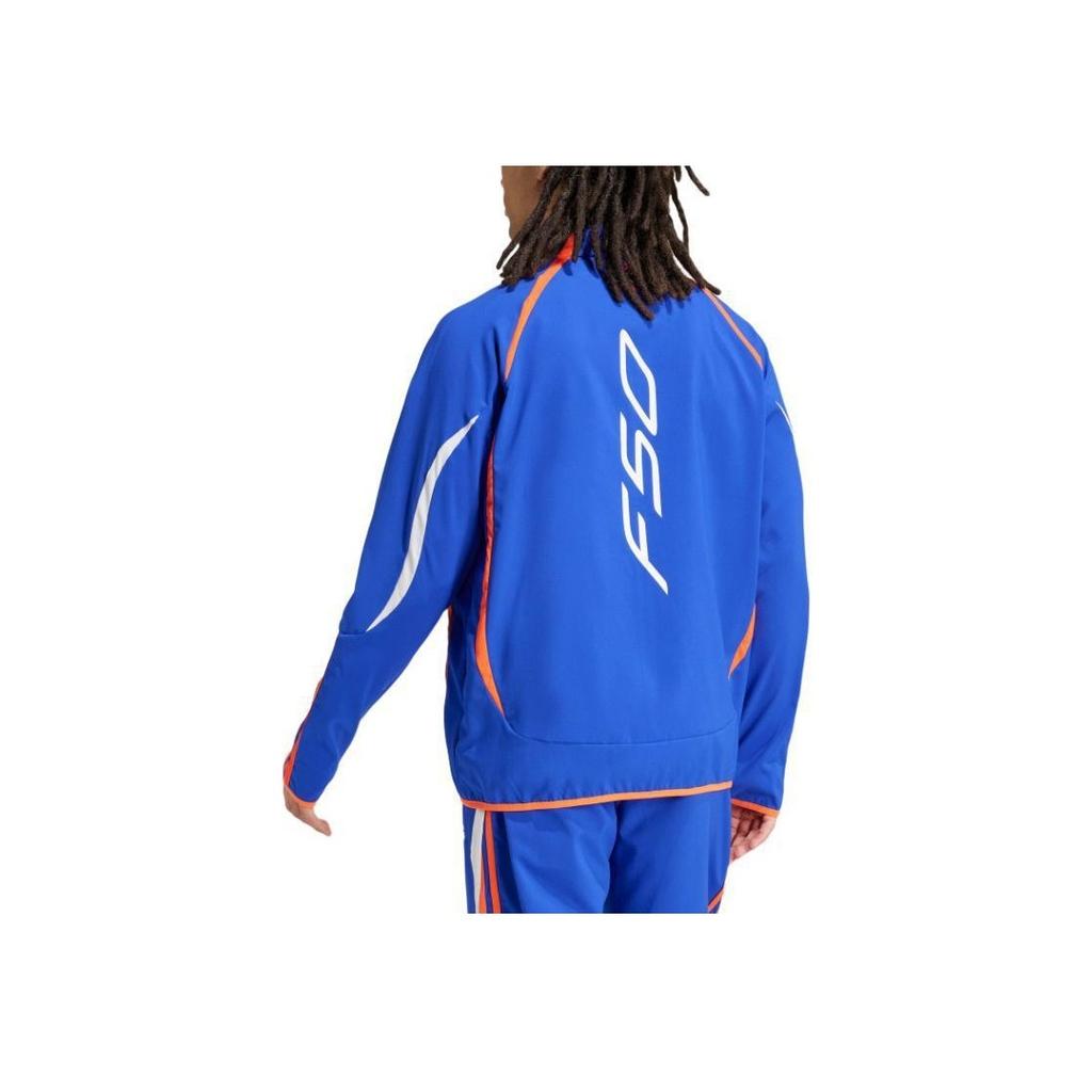 Adidas F50 Woven Jacket Comfortable Fashion Soft Retro Sports Stand Collar Jacket Men Jacket Bright-Blue IY3826