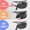 Fahrradsattel Rennrad Rücklicht Leicht Erweiterbar Crossbike Hintertasche [Parallelimport] Tasche, Tasche, Kompakt, Wasserdicht, Stilvoll, Installation,