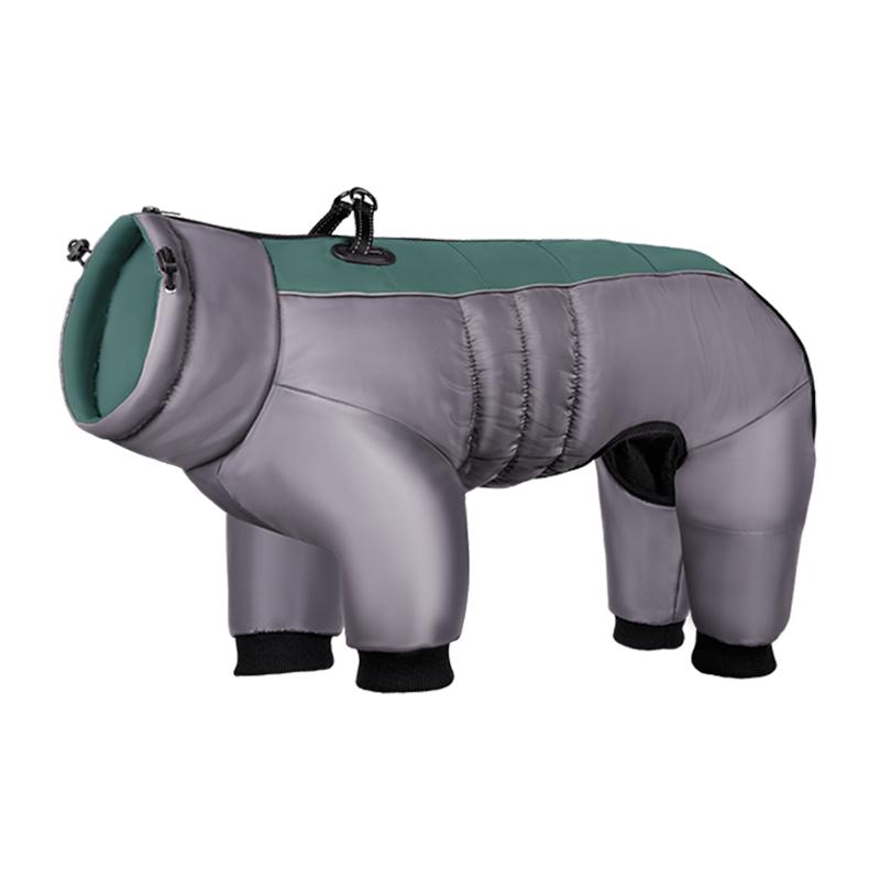 Tuta per cani di grossa taglia Abbigliamento per cani impermeabile per cani di taglia media Tutina invernale Tutina per animali domestici Giacca Bulldog francese Costume da Labrador