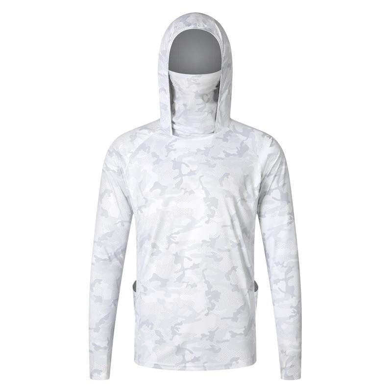 Camouflage Lightweight Anti-UV Breathable Sun Protection Fishing Clothing