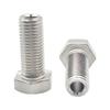304 Stainless Steel Through Hole Hollow Screw M4 M6 M8 M10 M12 M14 M16 M20 Outer Hexagonal Bolt Mask Machine Thread Fastener