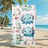 Ultra Absorbent Microfiber Beach Towel With Sea Turtle Print Quick Dry Large Size 70x140cm Pool Vacation Travel