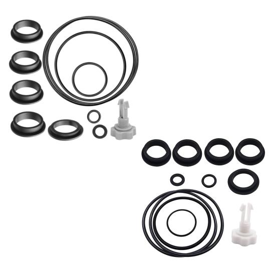 25013 O-Rings Gasket Kit L-Shape O-Rings with Air Release Valve Repair Seals Set Replacement for Pool Sand Filter Pumps