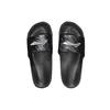 Li-Ning Lightweight Shock Absorbing Trendy Silent Anti-Wear Slide Sandals Men Footwear Black AGAN021-4