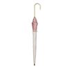 Waterfront Long Sun Slender UV Patchwork Pink X Stylish Gold UV Umbrella, Umbrella/Rain Umbrella, Handle, Blocking, Rose, 50cm, Handle, 99.9%