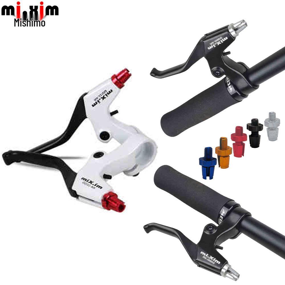 Mi.xim Lichtgewicht Antislip Legering Fietsremhendel voor Mountainbikes & Vouwfietsen