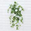 Artificial Trumpet Vine Flowers Silk Flower Decoration Hanging Ceiling Vine Branch Wall Hanging Flower for Home Decor