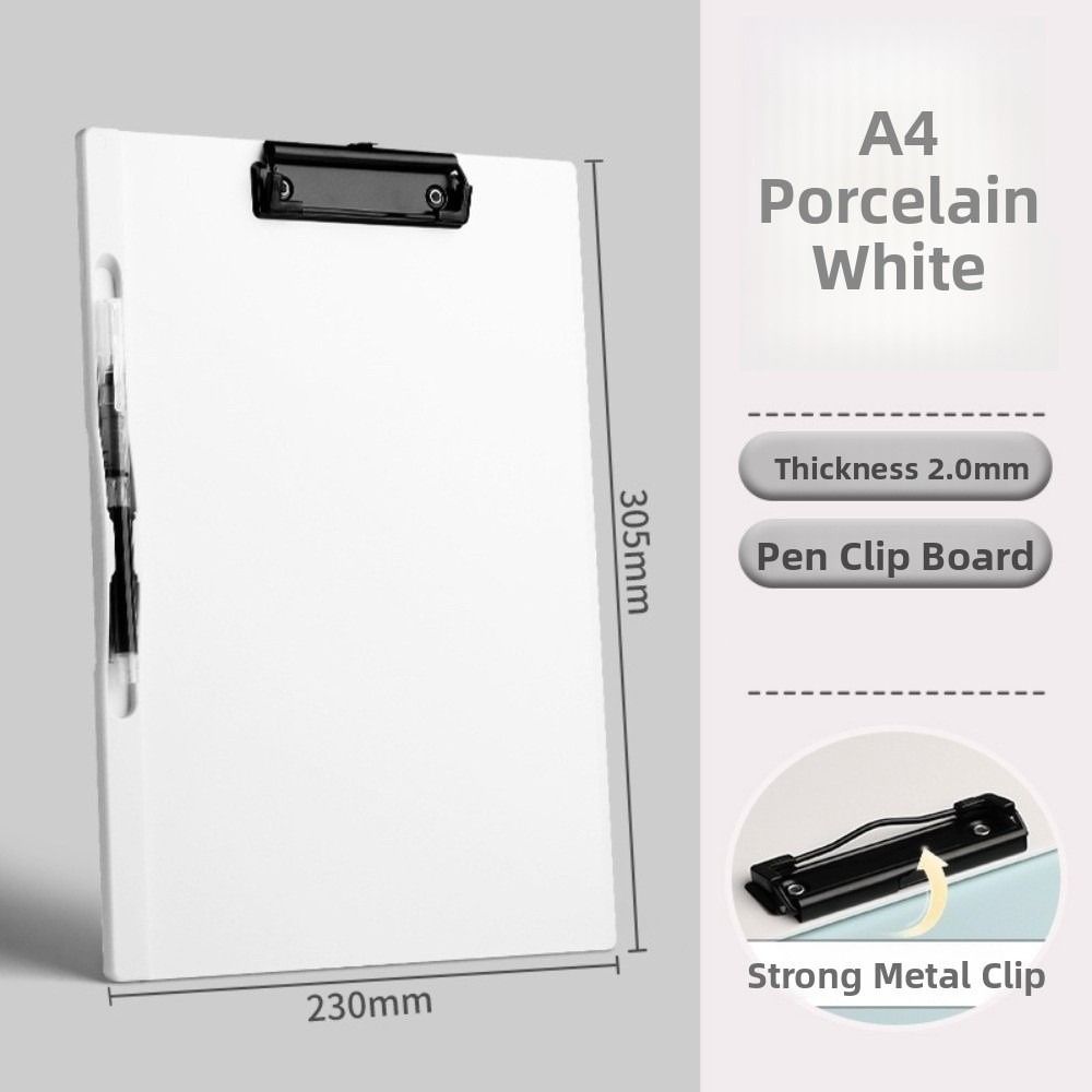 Mit Stifthalter Aktenordner Klemmbrett Kunststoff Papierorganisator Langlebige Schreibtafel Schreibwaren