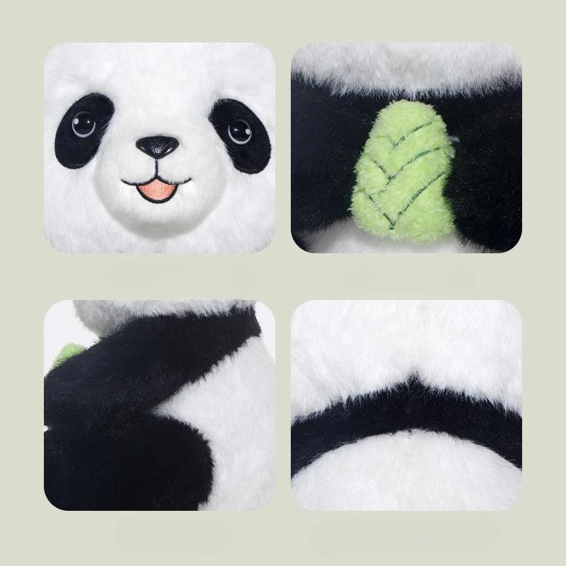 30cm Panda with Hold Bamboo Shoots Soft Stuffed International Favorite Dolls Birthday Christmas Gifts Presents for Kids