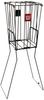 Wilson Tennis Ball Basket 75 Ball Pick Up (WRZ323700), 16.5 x 11.5 x 33.2 inches (41 x 28 x 85 cm), Holds up to 75 balls, Black