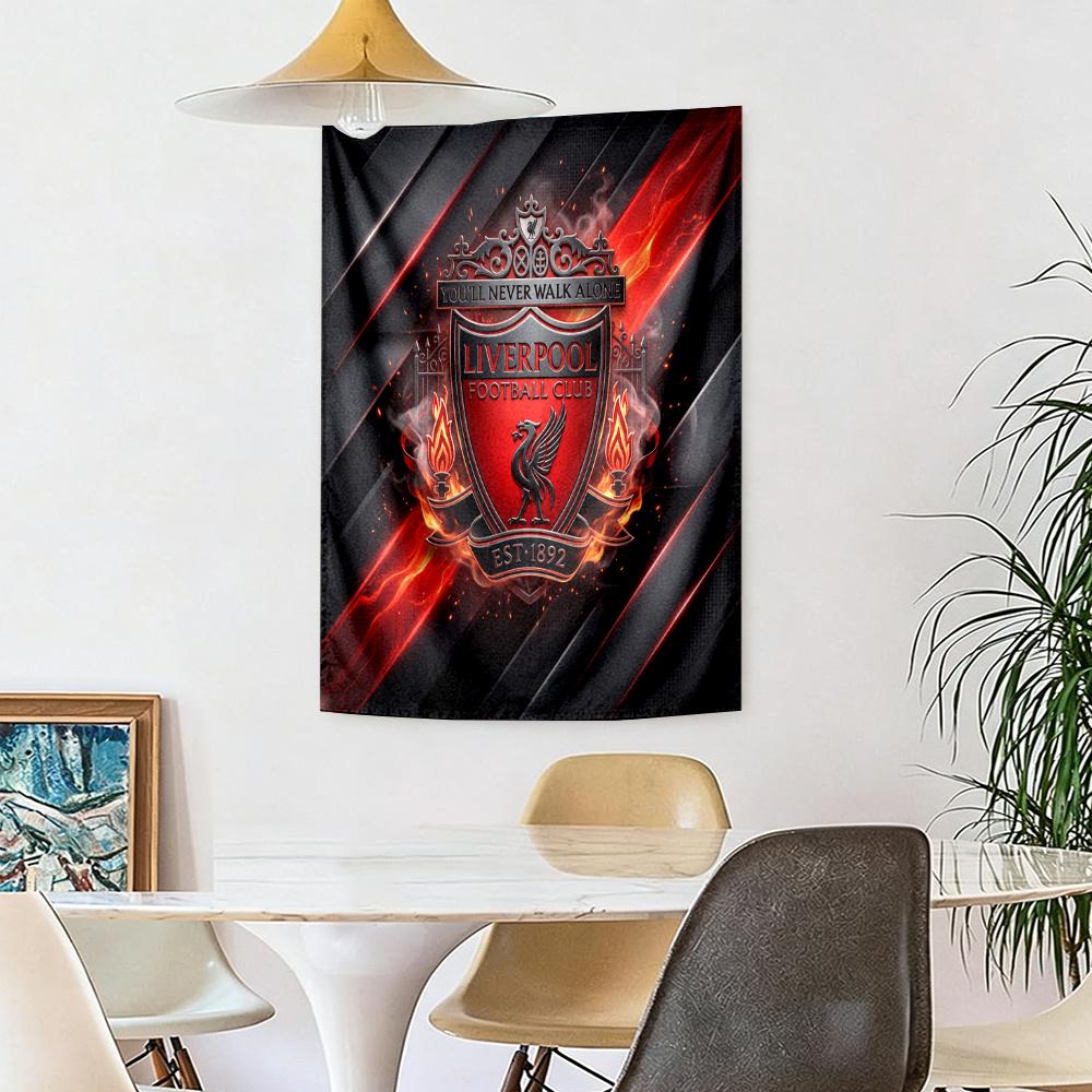 Liverpool Football Club Nástěnná dekorace Gobelín Umění pro památku mazlíčka Narozeniny Svatba Pozadí pro párty Rodinný dárek