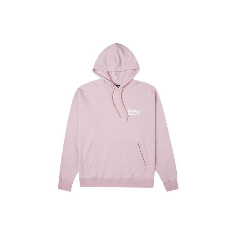 Толстовки Converse Мужские Розовые С капюшоном Умеренная Обычная 10023098-A02 L