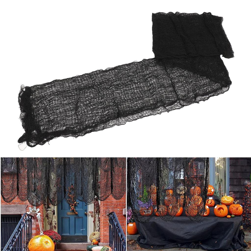 Creepy Cloth Tight Cuttable Reusable Party Supplies House Decorations Spooky Scary Gauze for Outdoor Terrace Garden