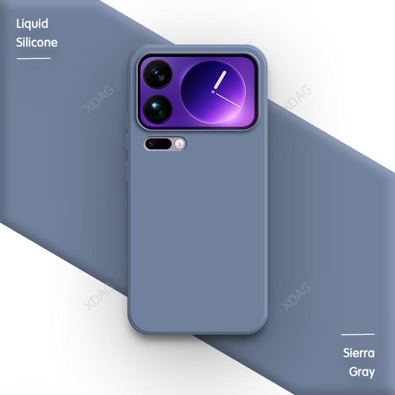 Soft Back Cover Phone Case for Xiaomi 17 Pro Max Ultra 5G Funda Liquid Silicone TPU Simple Original Shell 17Pro 17Ultra Xiaomi17