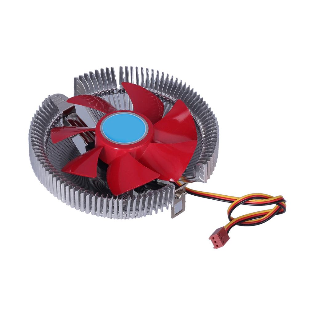 CPU Cooler Pure Aluminum Material Dispersed Conduction Silent Heat Dissipation Cooling Fan for Office Computer