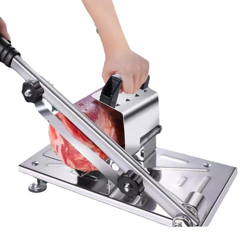 304 Frozen Manual Lamb Roll Slicer Household Meat Cutter Meat Slicer Multifunctional Beef And Mutton Slicer