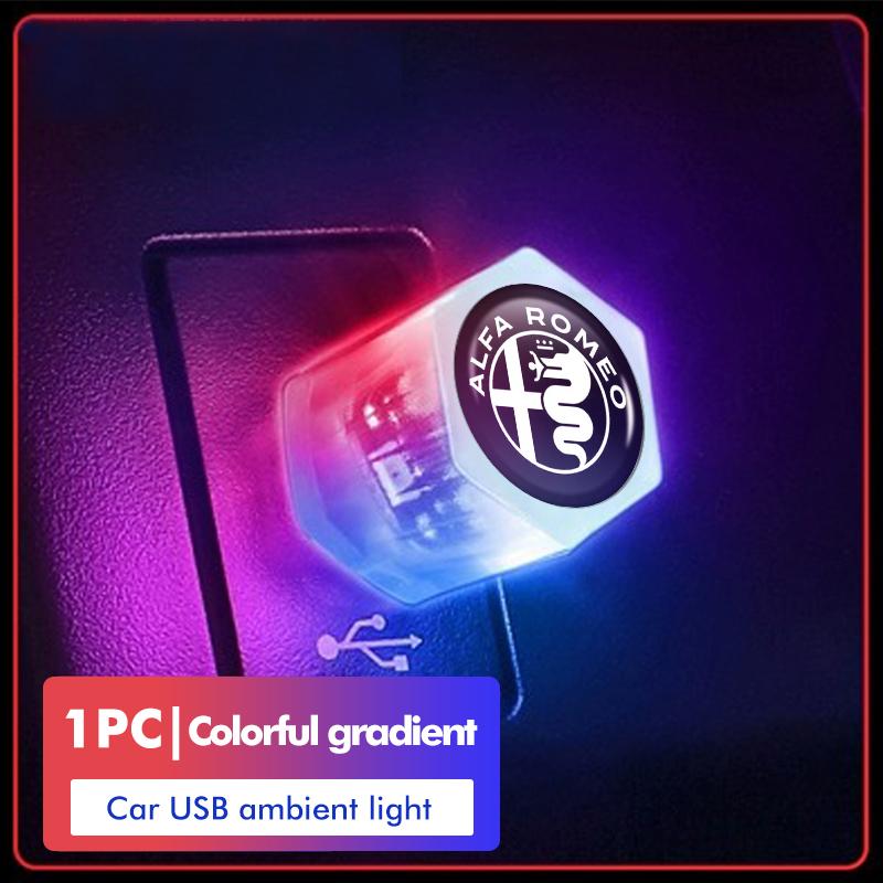 

For Alfa Romeo 2026 Hot Sticker Car Interior Environment Auto ortable Light Plug Play Auto Accessories For Alfa Romeo Giulia 147