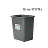 Large Capacity Plastic Flip-Top Trash Can with Lid for Home, Kitchen, Bathroom, Office, or Hotel.