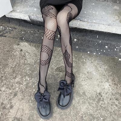 Snake Tights Women Anime Pantyhose 2024 Black Mesh Fishnet Stockings Sexy Harajuku Hosiery Large Lolita Tights Gothic Clothes