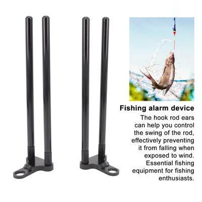 Carp Fishing Rod Alarm Holder Aluminum Alloy Windproof Bite Indicator Stand European Style Fishing Accessory for Secure Rod Placement