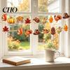 Wooden Turkey Ornament 12/24/36Pcs Thanksgiving Hanging Decoration, Autumn Pumpkin Maple Leaf Decoration Ornament, Harvest Festival Party Decor