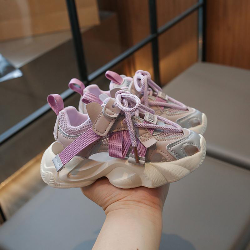 

Дитяча мода Дихаюче повсякденне взуття Дитяче спортивне взуття для бігу Студенти Хлопчики та дівчатка У тренді Зручні кросівки 37 фіолетовий