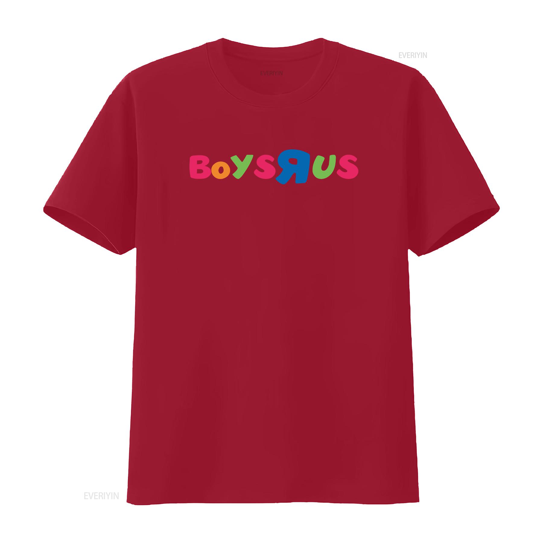

Boys R Us Colorful Print T Shirt for Kids Fashionable and Comfortable vintage Washed Casual streetwear homme S