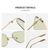 New Irregular-Shaped Metal-Frame Sunglasses for Women Outdoor UV-Protective Eyeglasses UV400 Trendy Street Style Shades