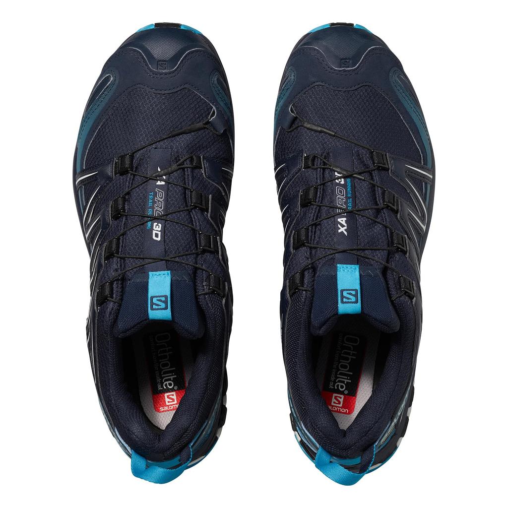 Salomon XA PRO 3D GORE-TEX Men's Trail Running Shoes, Navy Blazer/Hawaiian Ocean/Down Blue, Size 26.5 Cm