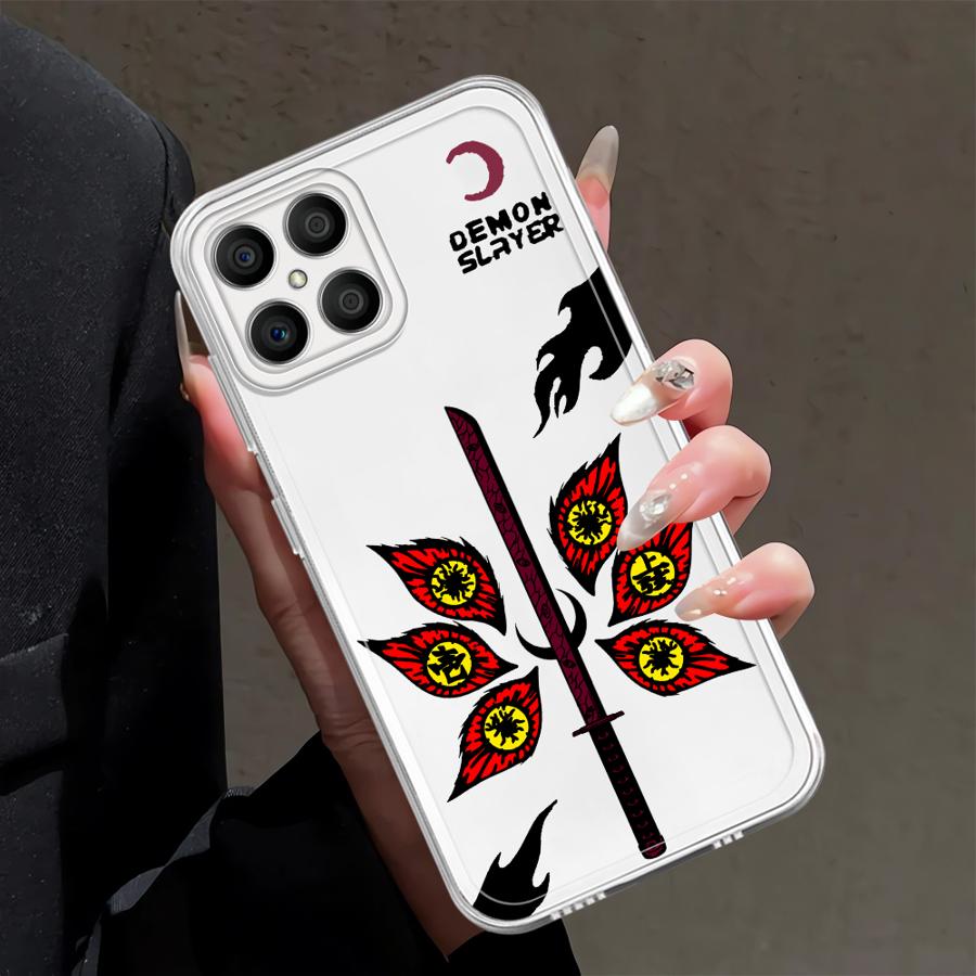 Case for Honor 90 Lite X8 X8a X9a X7b X9b X8b Soft Phone Cover Anime Kokushibo