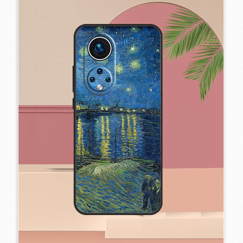 

Кейс для масляной живописи в стиле Ван Гога для Honor Magic 7 Lite 5 6 8 Pro Honor 200 400 X9c X9b X9a X8b X8a X8c 50 70 90 Чехол Honor Magic6 Lite