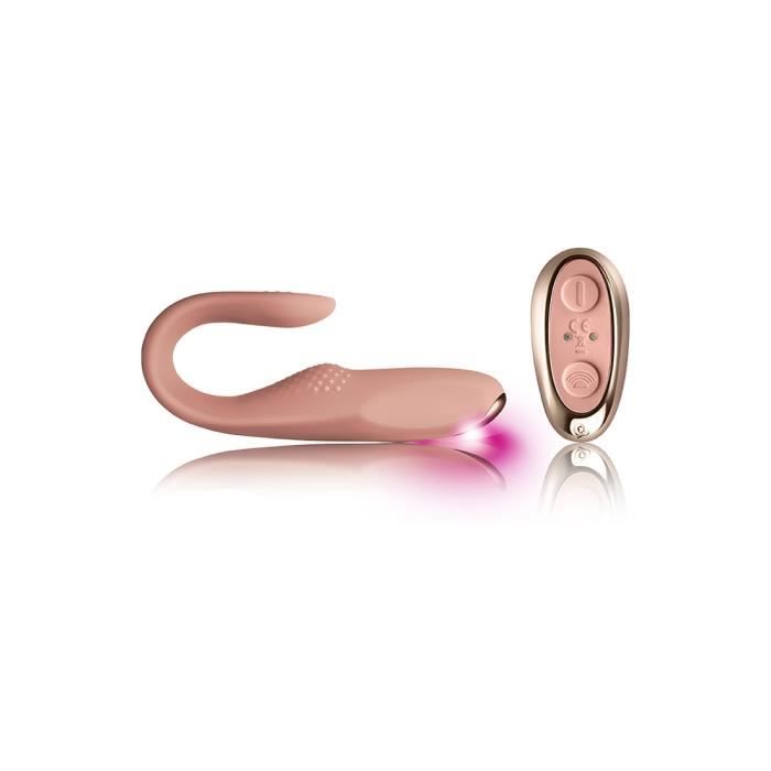 Vibrateur - Rocks-Off - Two-Vibe - Rose clair - Double pénétration - Moyen