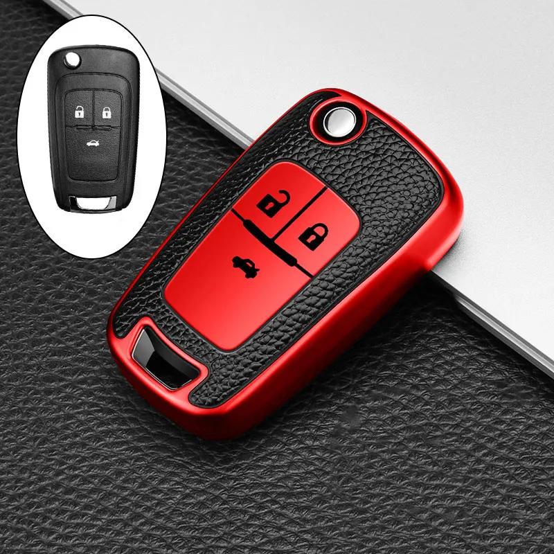 

Кожаный чехол для ключа автомобиля, защитный чехол для Chevrolet, Buick, Cruze Aveo Trax Opel Astra Corsa Meriva Zafira Antara J