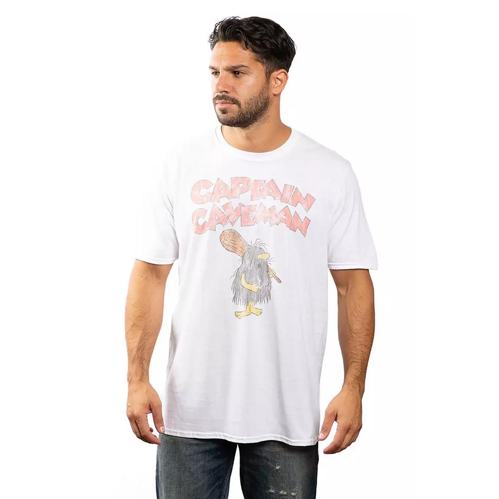 Wacky Races Mens Captain Caveman T-Shirt