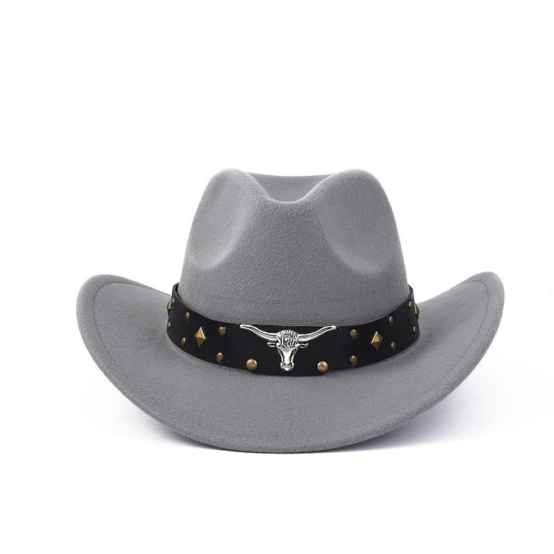 Tibetan Top Hat, Western Cowboy Hat, Tibetan Felt Hat, Cow Head, Grassland, Plateau Ethnic Style Outdoor Hat