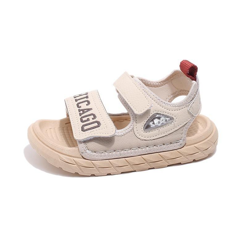 New Boys' Sandals, Big Kids' Summer Open-Toe Children's Sandals, Soft-Soled Anti-Slip Little Kids' Beach Sandals